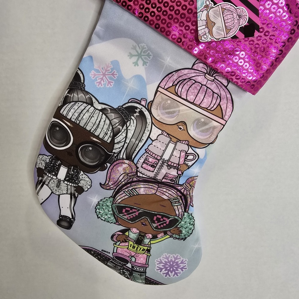 L.O.L. Surprise Christmas Stocking Cartoon‎ New - Picture 2 of 3